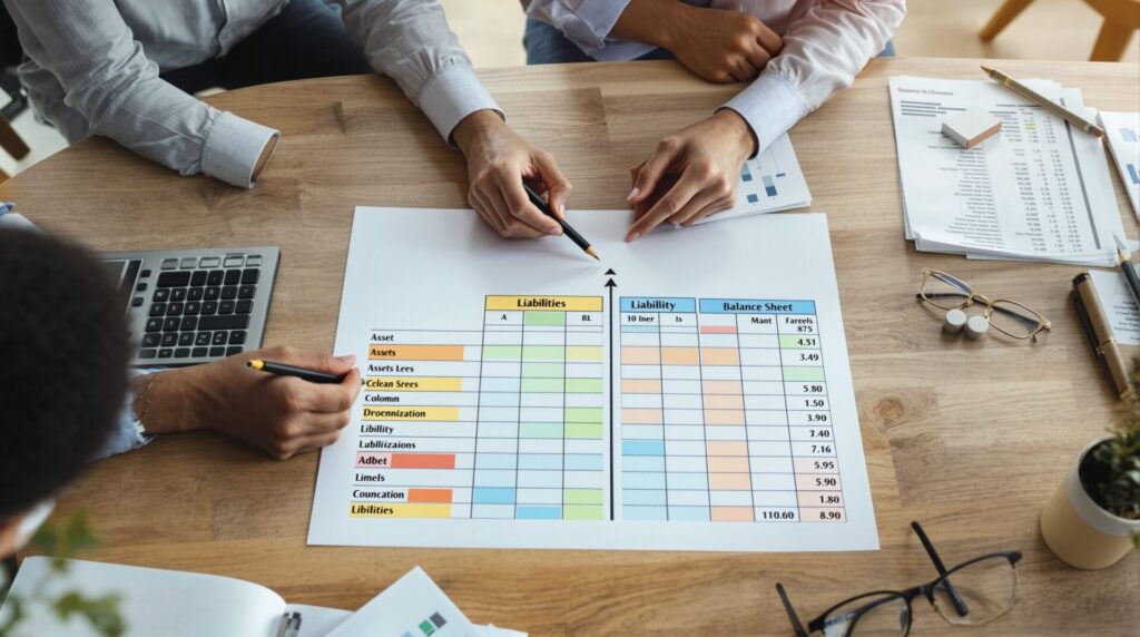 schema bilan comptable