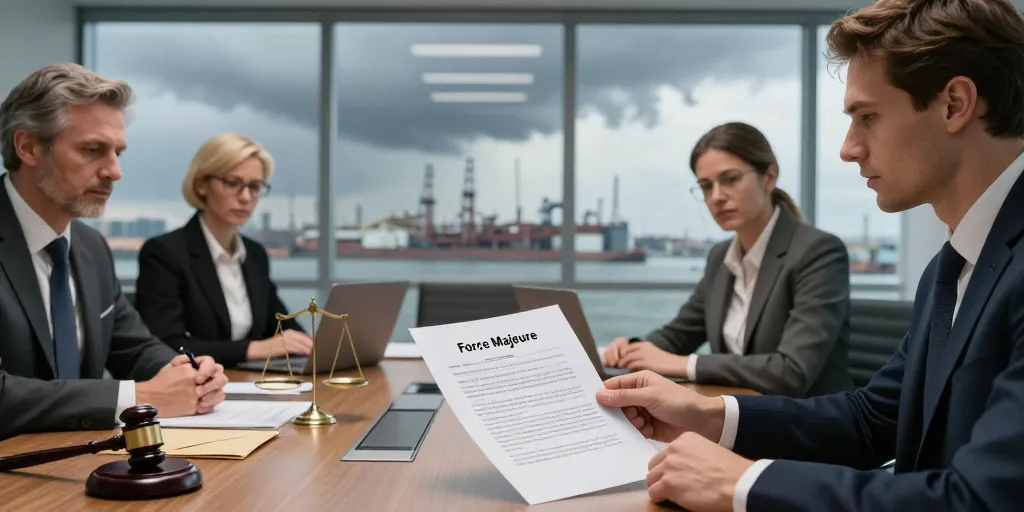 en cas de force majeure
